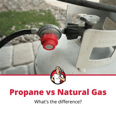 difference between natural gas and propane range